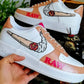 Raw Air Force 1 Hand paint Custom Sneaker